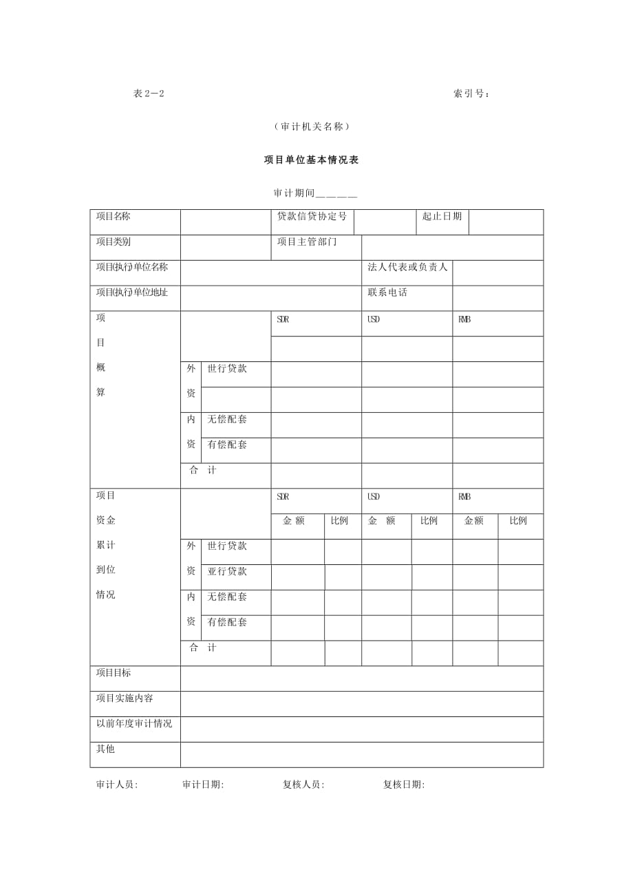 《精编》项目单位基本情况表_第1页