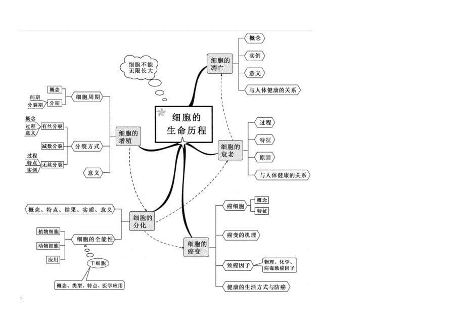 新课标高中生物全套思维导图(适用2018高考)知识课件_第5页