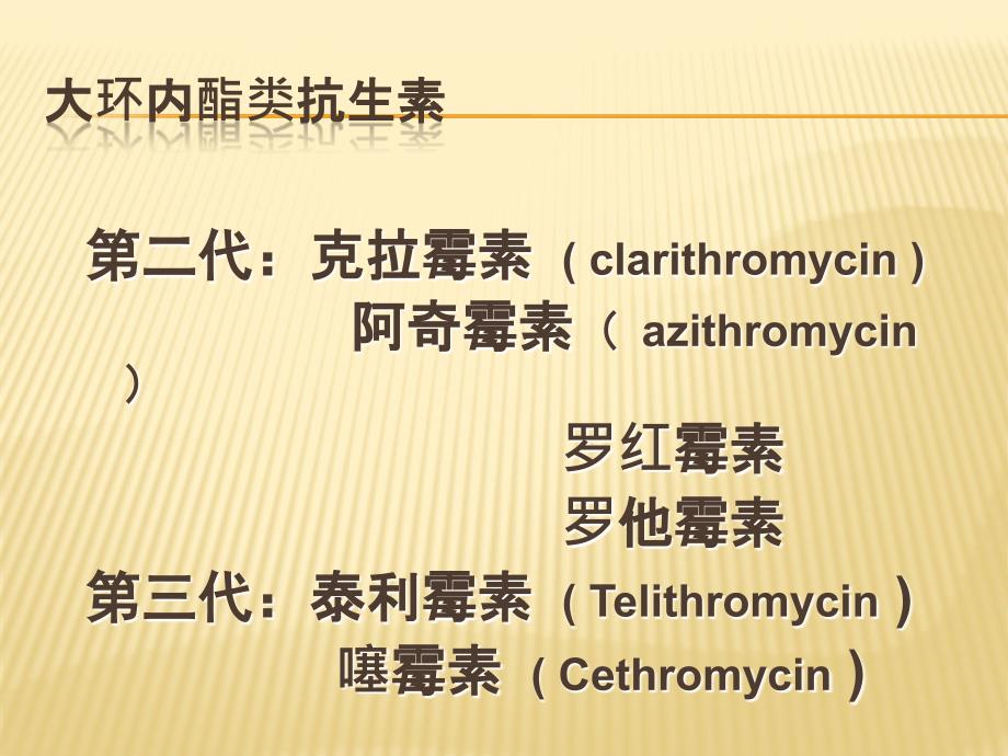 中国药科大学药理学第7章大环内酯类课件PPT_第2页