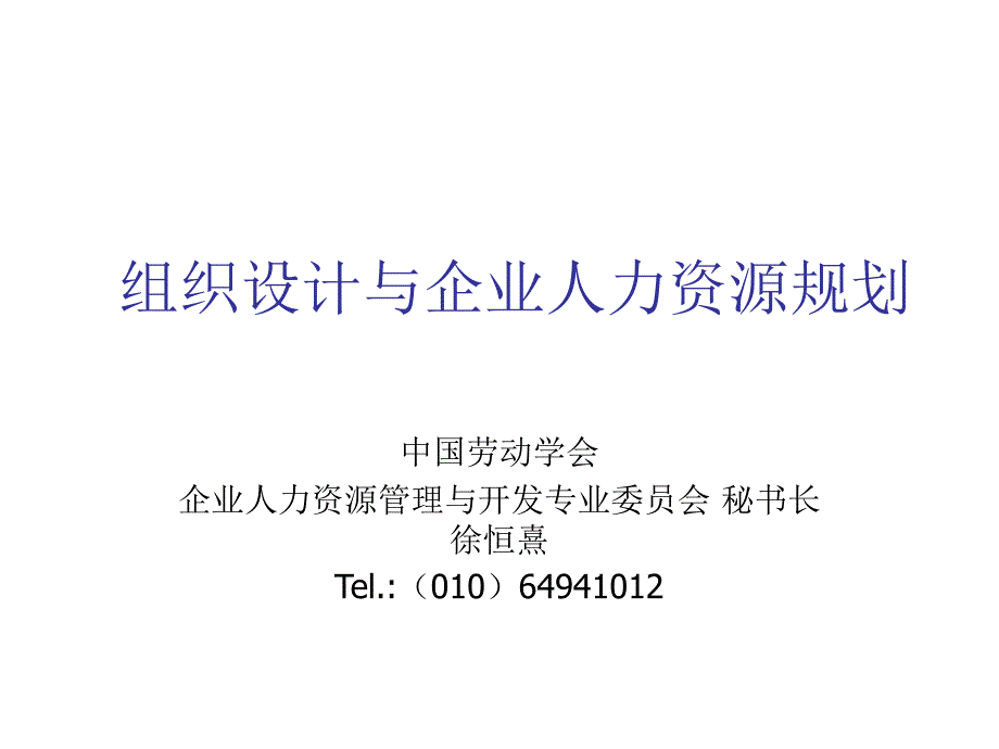 《精编》能源企业人力资源规划与组织结构设计_第1页