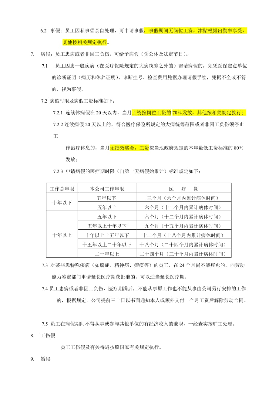 工作时间与休假管理规定.doc_第2页