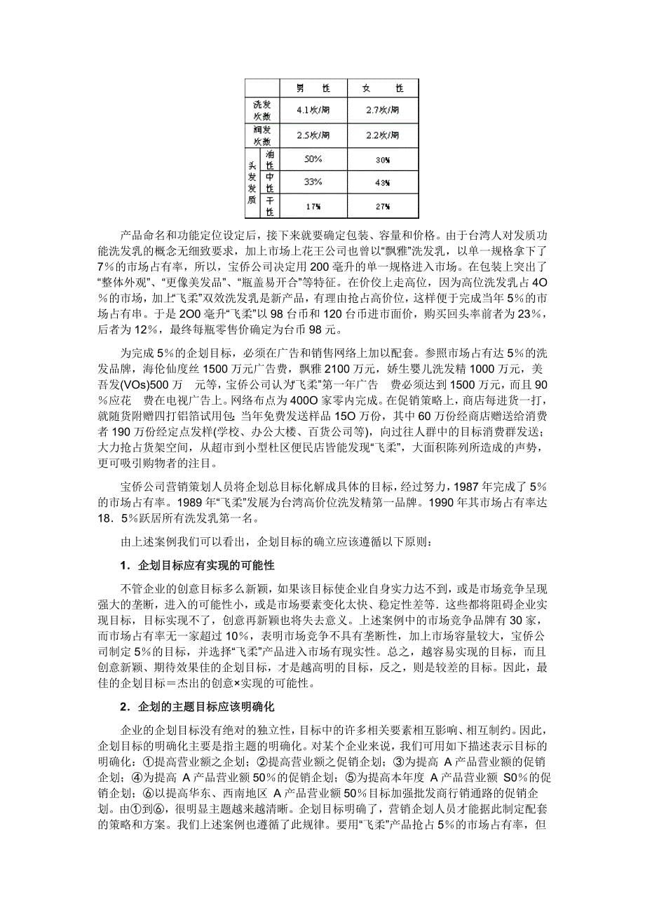 《精编》现代企业营销企划知识讲座_第5页