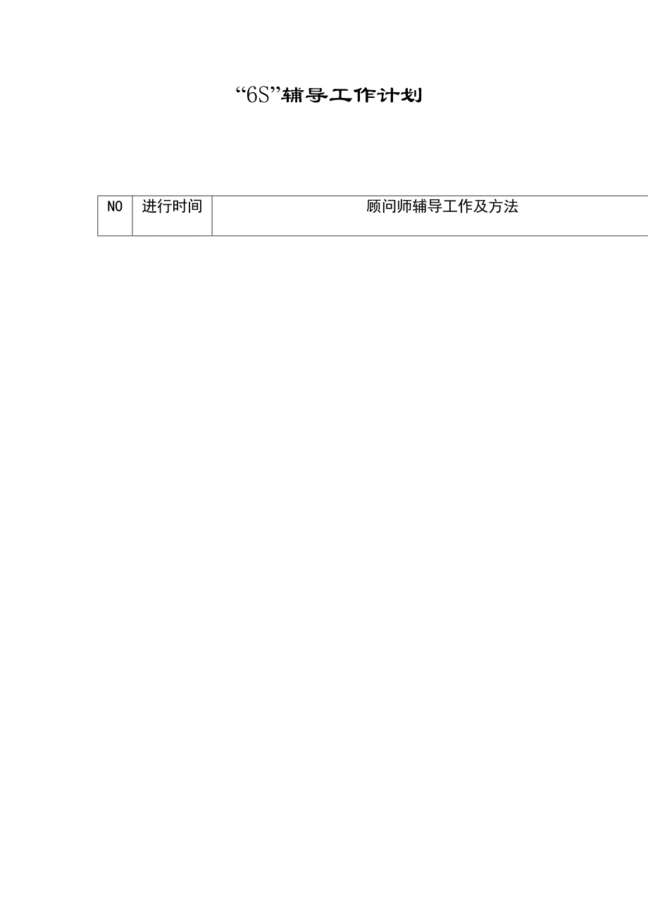 《精编》泉州某公司6S辅导工作计划_第2页