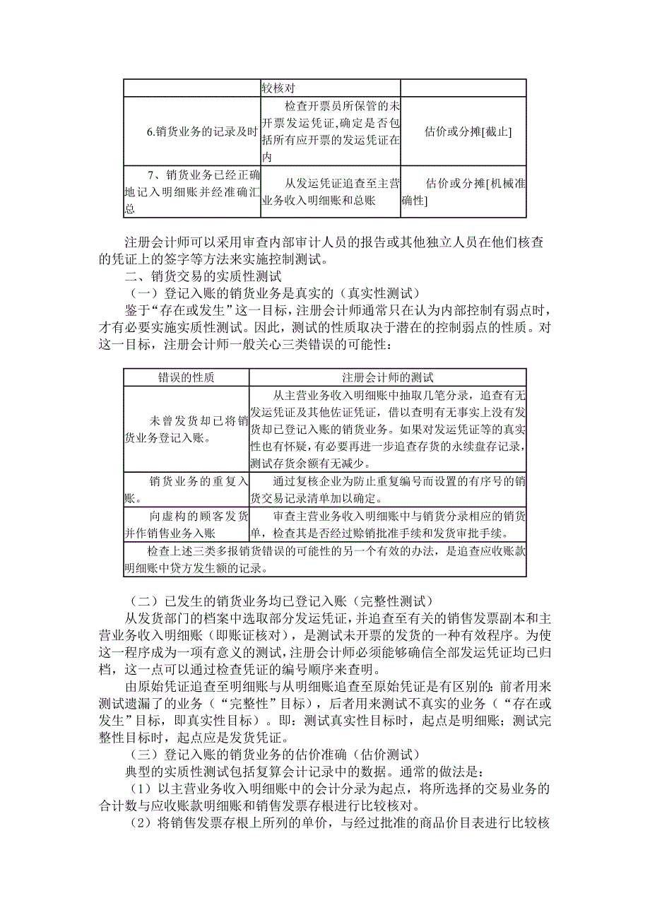 《精编》销售与收款循环审计知识讲义_第4页