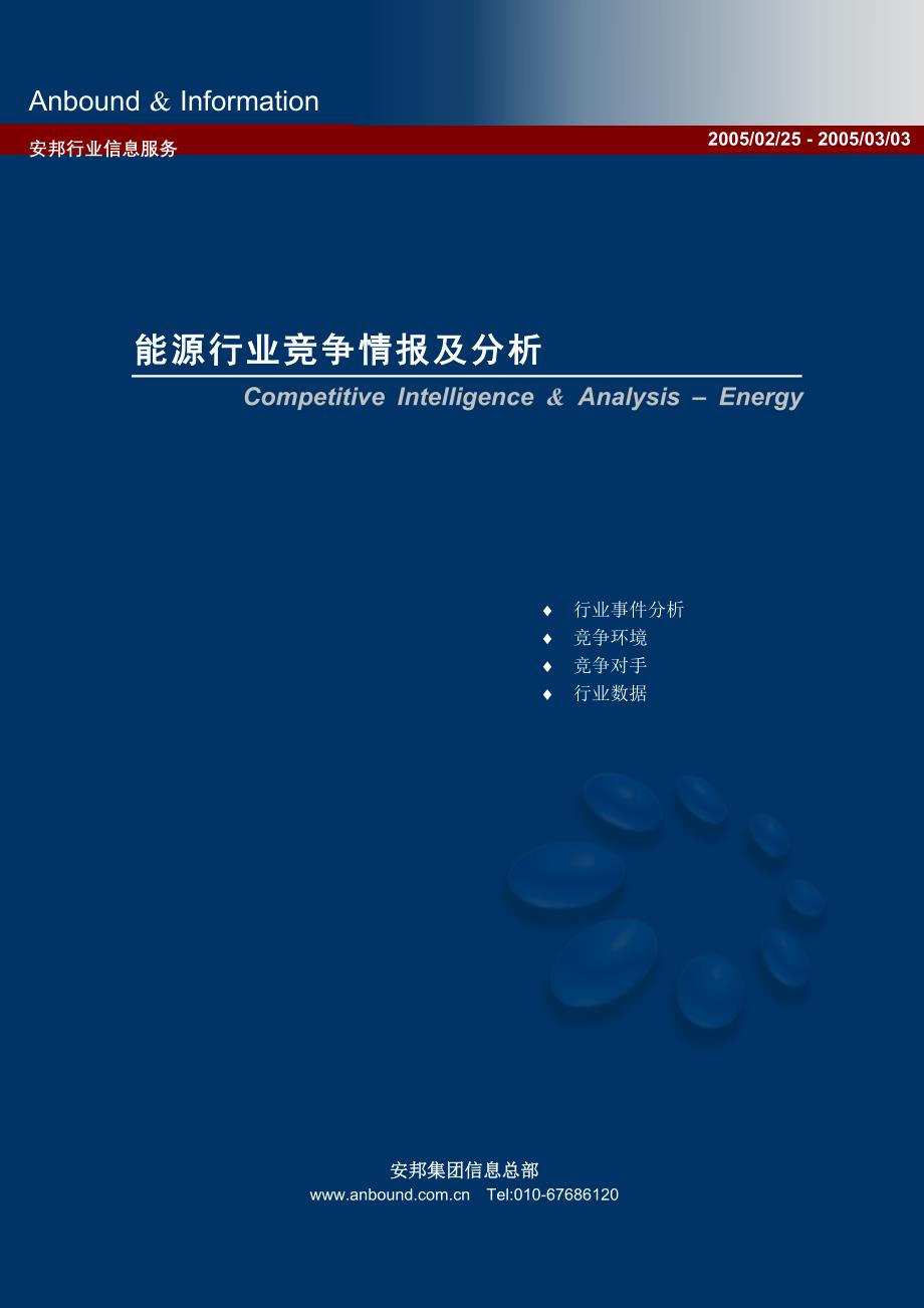 《精编》能源行业竞争情报及其分析_第1页