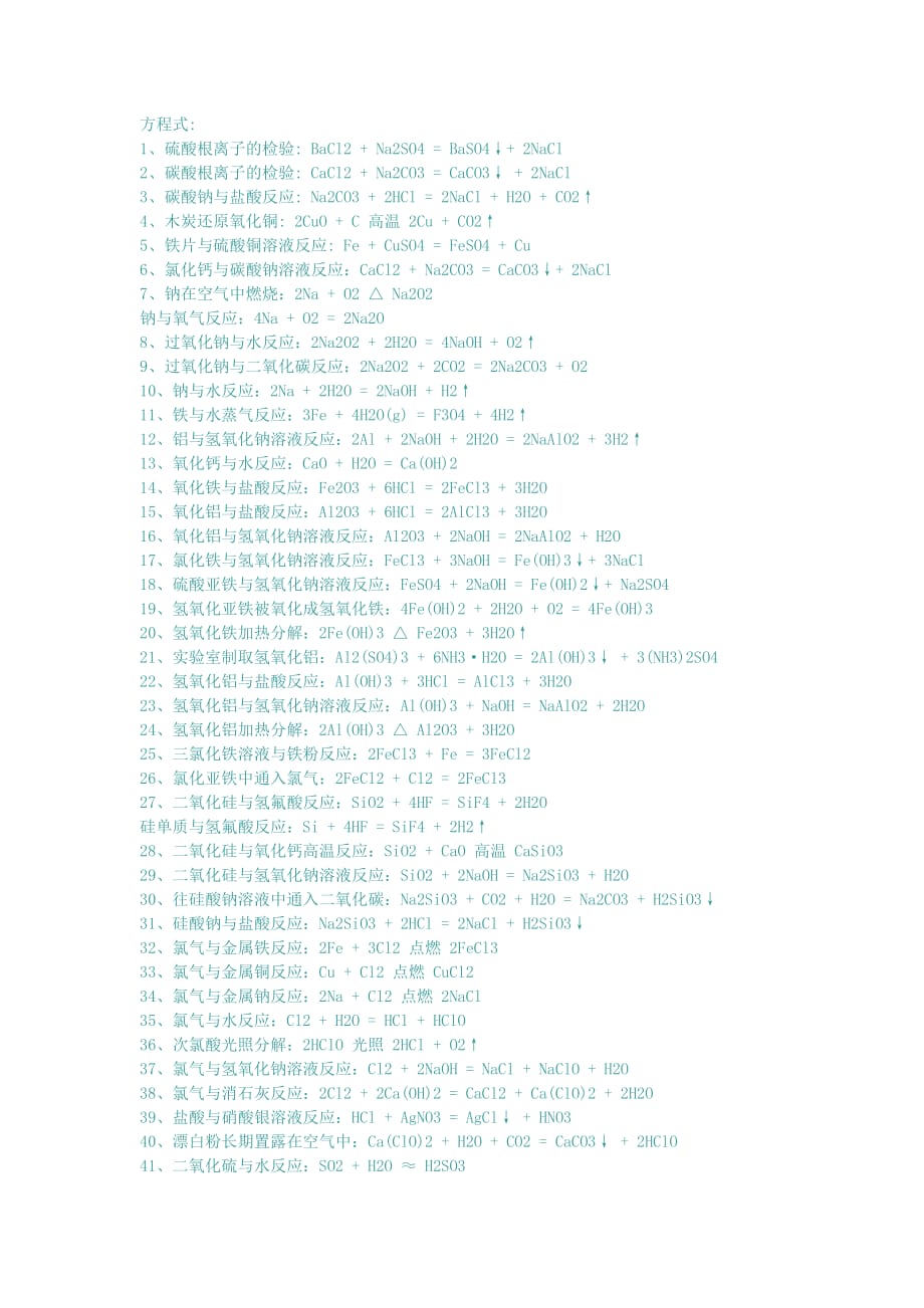 高中所有化学方程式2.doc_第1页