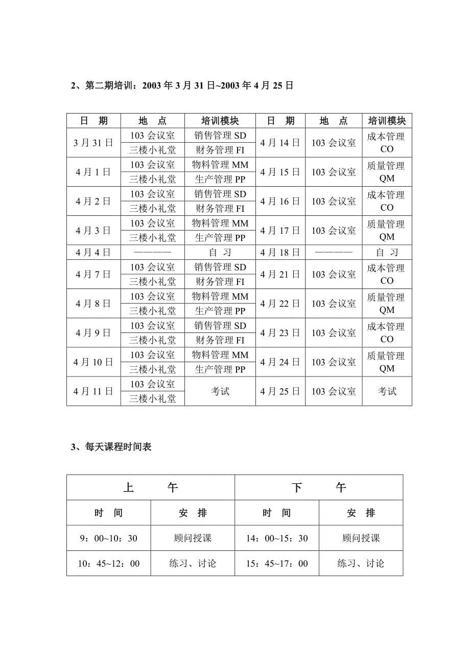 《精编》某药业企业中高层培训方案_第5页