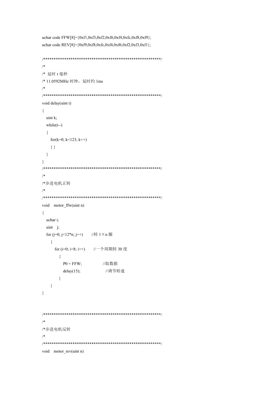 四相步进电机驱动程序及工作原理.doc_第3页