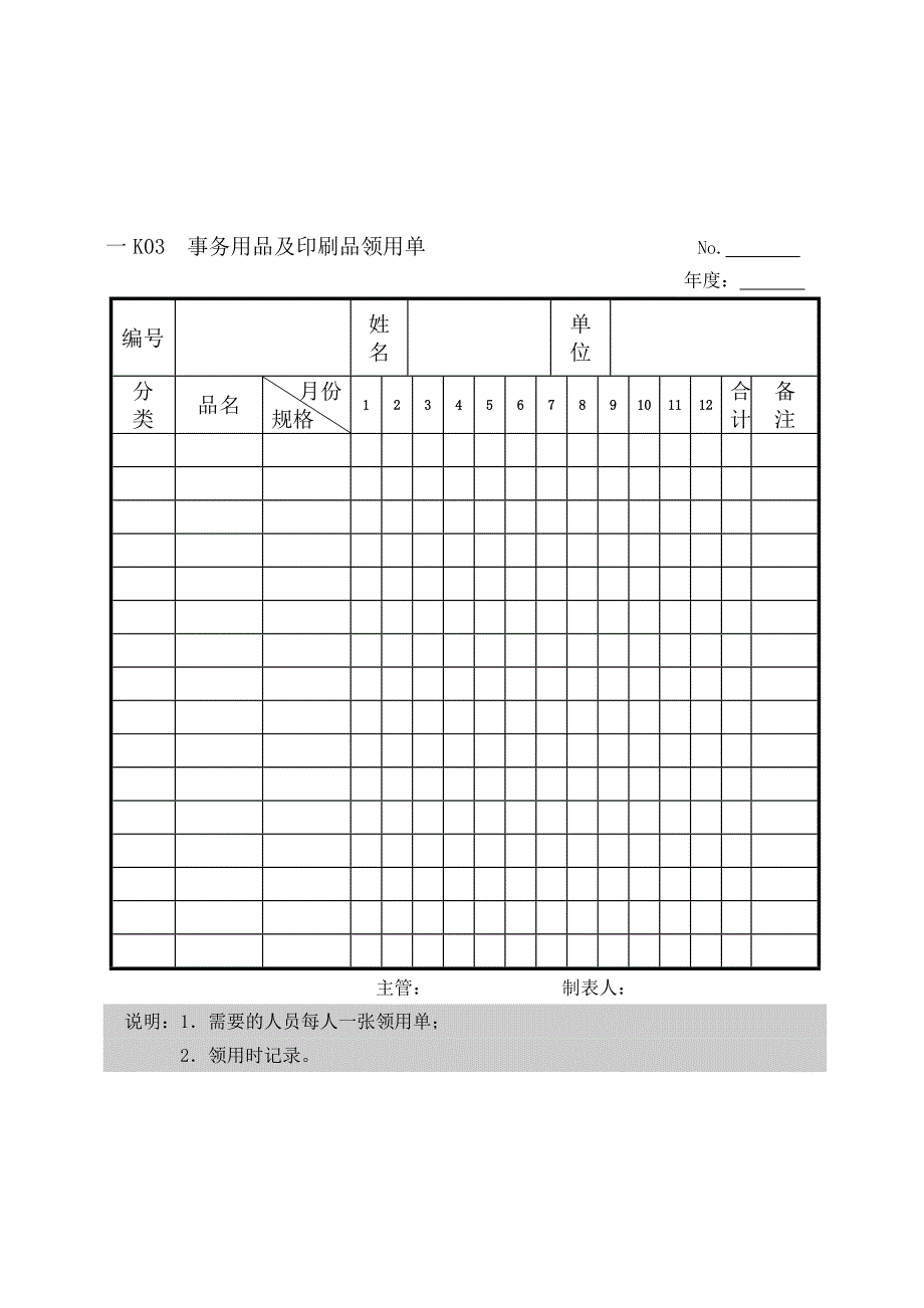 《精编》公司行政总务专用表格汇总_第2页