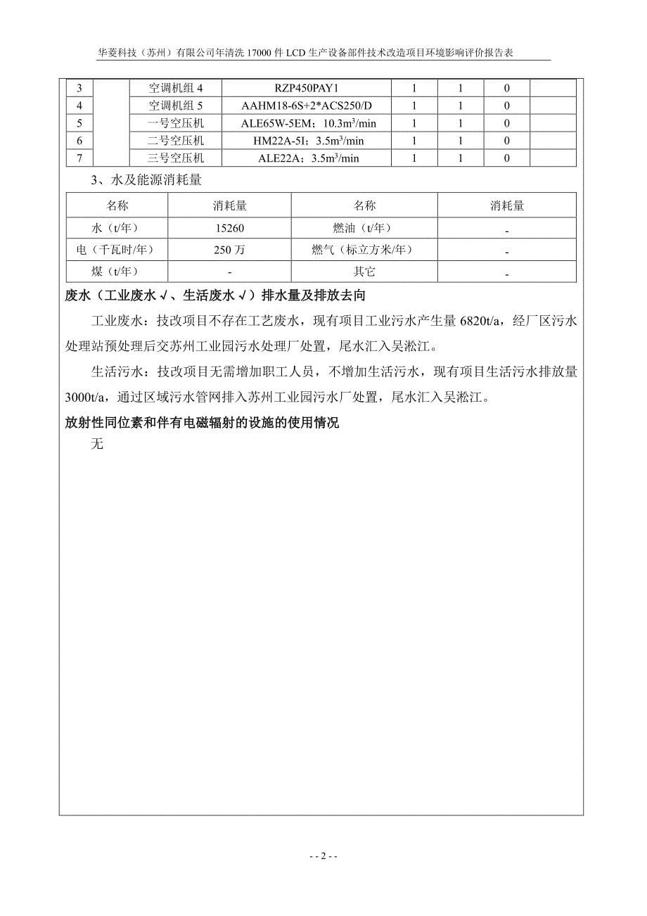 清洗17000件LCD生产设备部件技术改造项目环评报告表_第5页