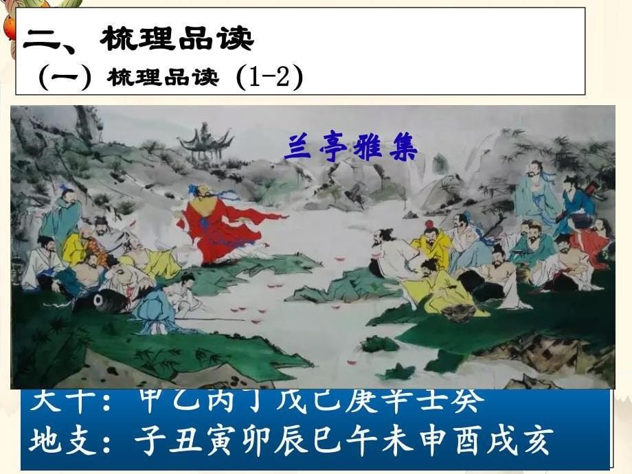 四川省宜宾市一中2015-2016学年高一语文 兰亭集序课件_第5页