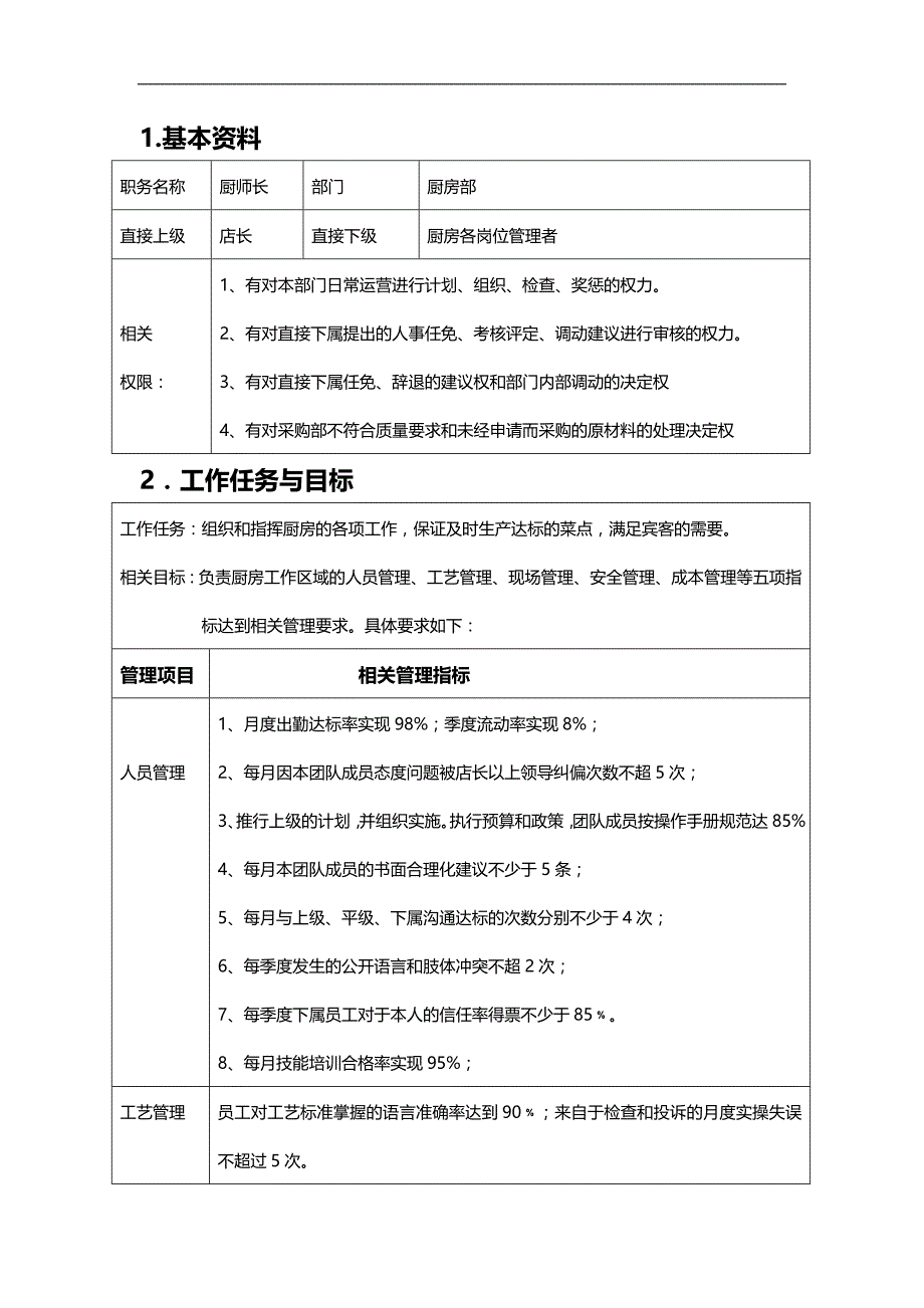 2020（企业管理手册）餐饮厨师管理手册_第3页