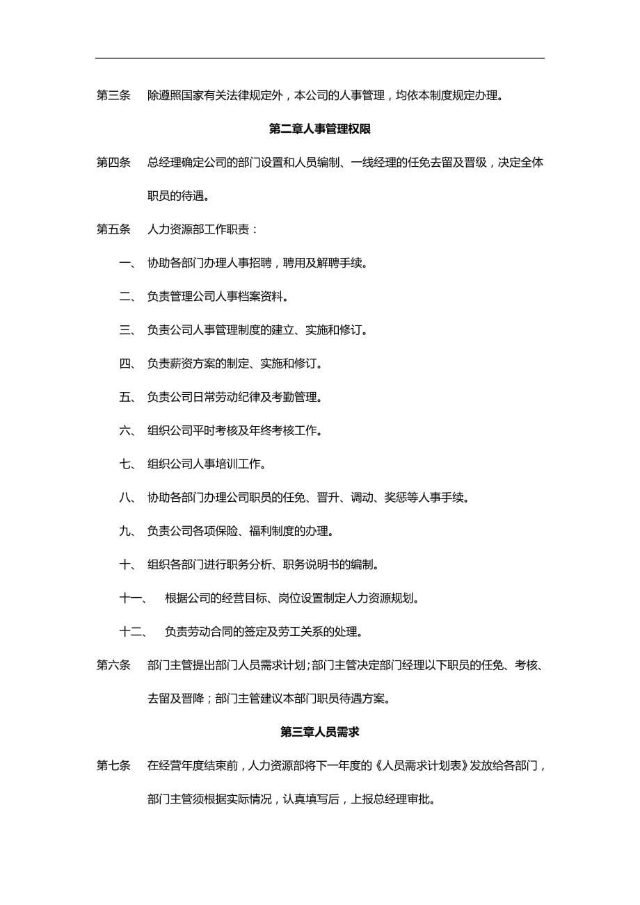 2020（管理知识）某房地产公司人力资源管理全套详解_第5页