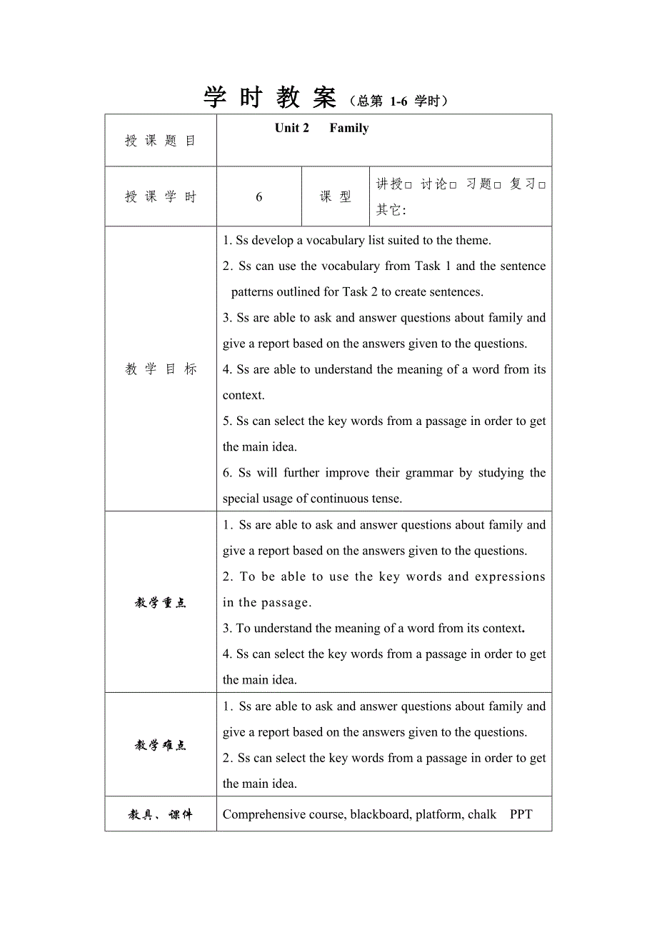 希望英语第一册unit1教案.doc_第1页