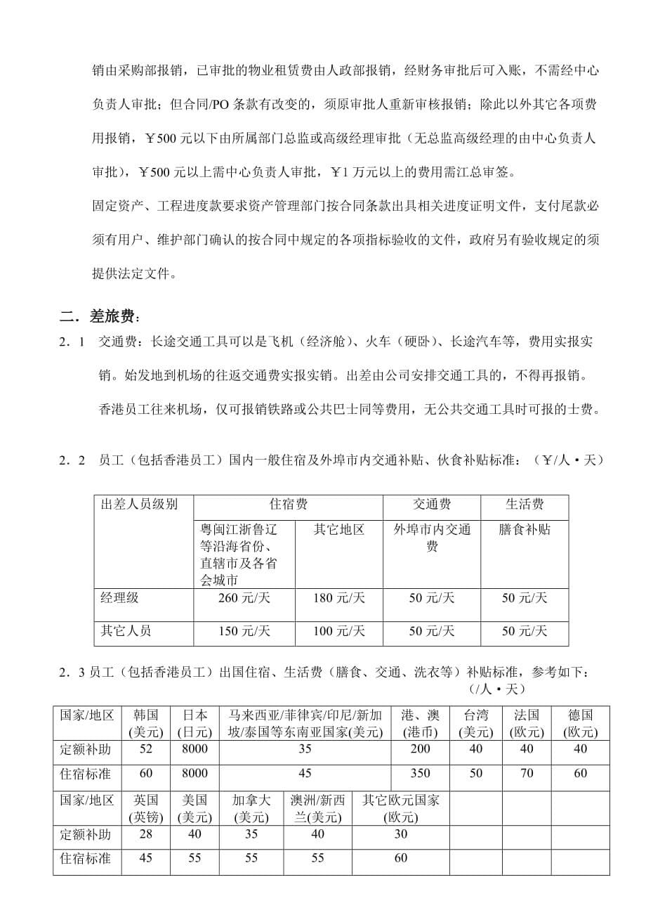 《精编》公司重要财务制度_第5页