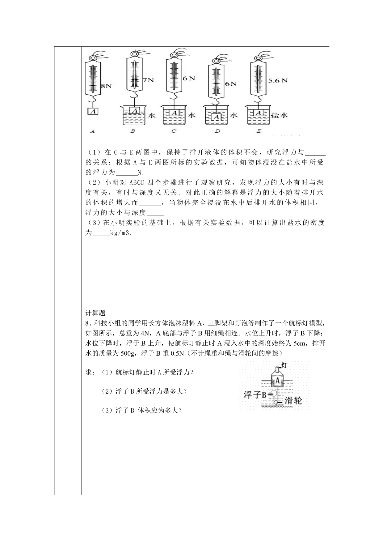 新人教版第十章浮力复习教案.doc_第4页