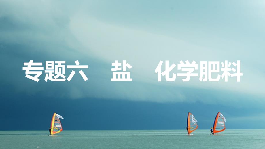 安徽省2018年中考化学一轮复习 第一部分 考点知识梳理 模块一 身边的化学物质 专题六 盐 化学肥料课件_第1页