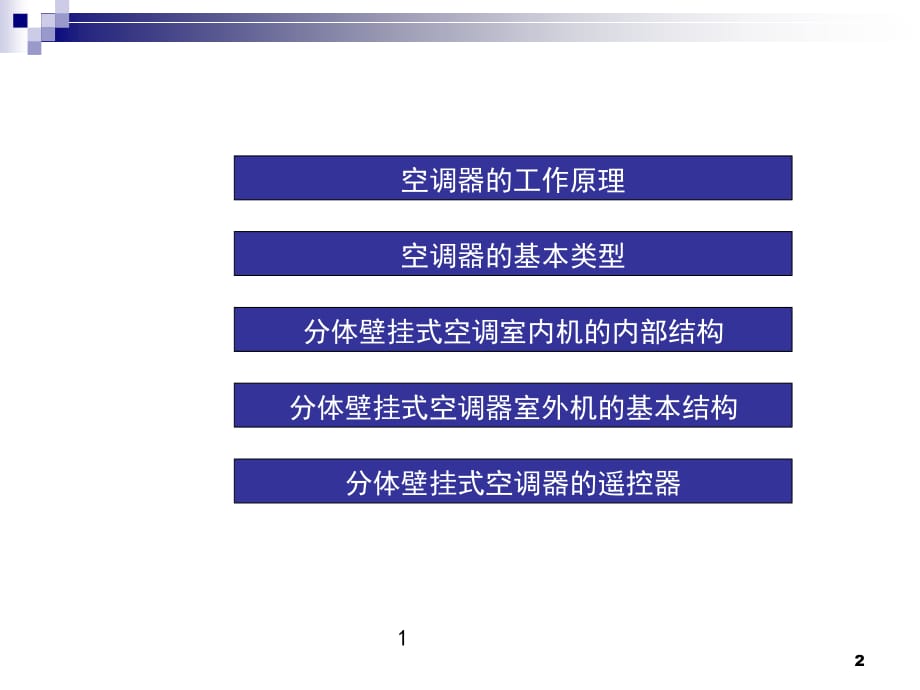 (家用空调器结构组成及其工作原理)PPT幻灯片课件_第2页