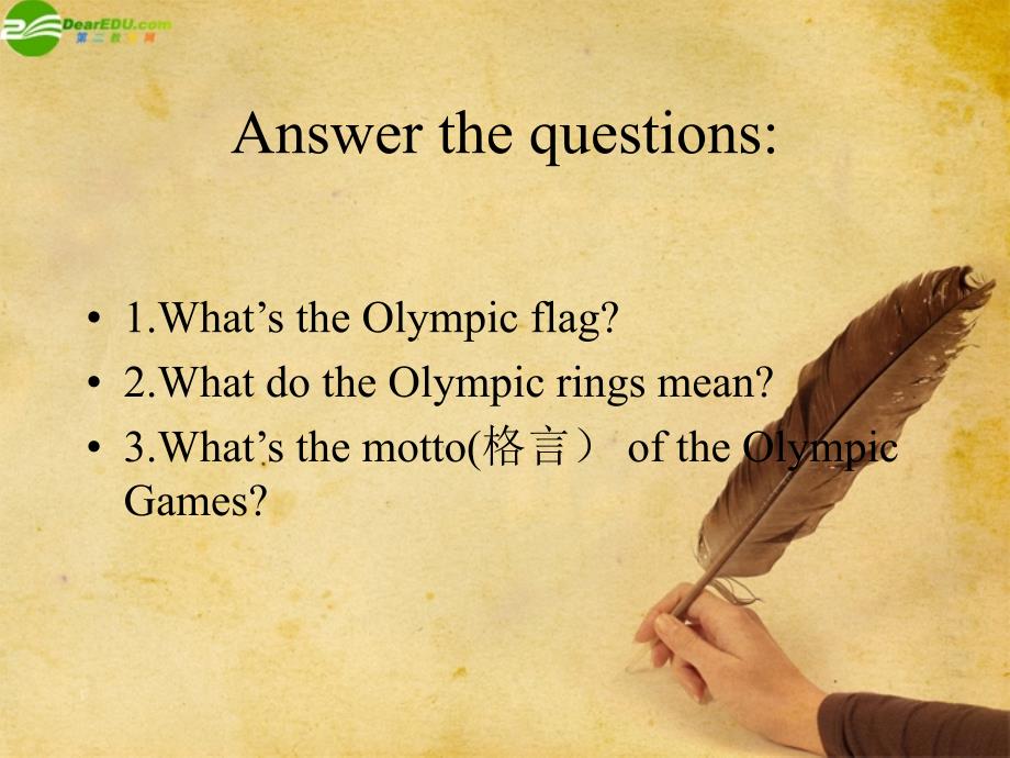 七级英语下册 Module 6 The Olympic adventure 外研.ppt_第2页