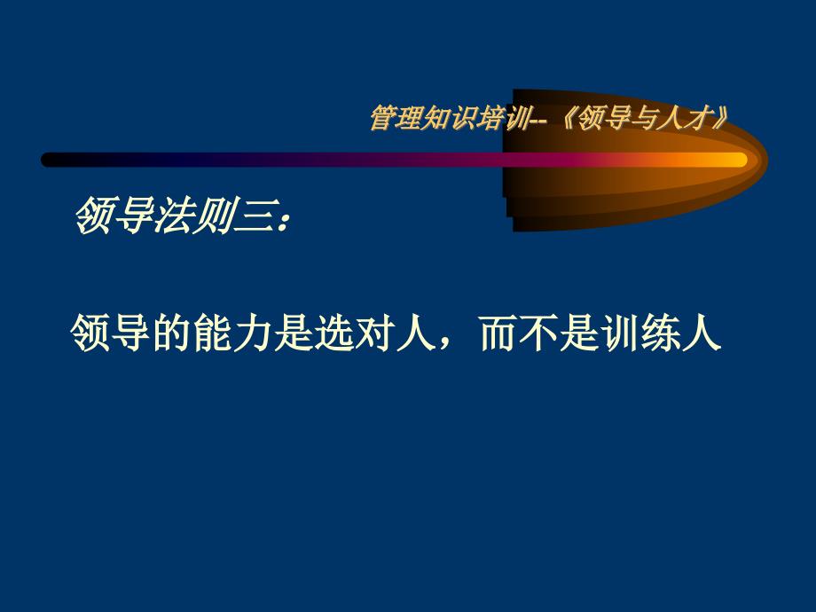 管理知识培训--《领导与人才》(PPT 38页)_第4页