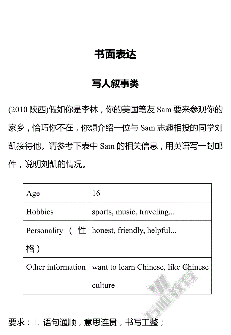 新疆中考英语重难题型补充书面表达pdf 1.pdf_第1页