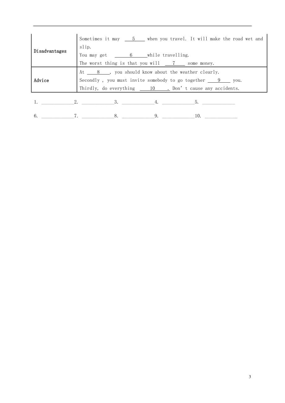 江苏盐城盐都郭猛中学八级英语下册Unit2TravellingIntegratedskills导学案新牛津.doc_第3页