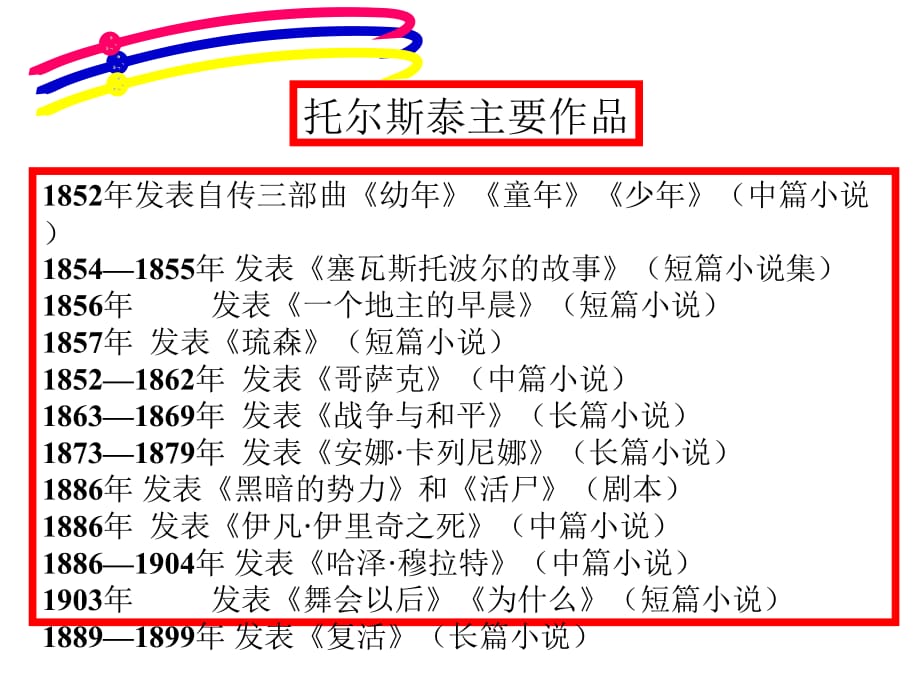 托尔斯泰ppt课件_第4页