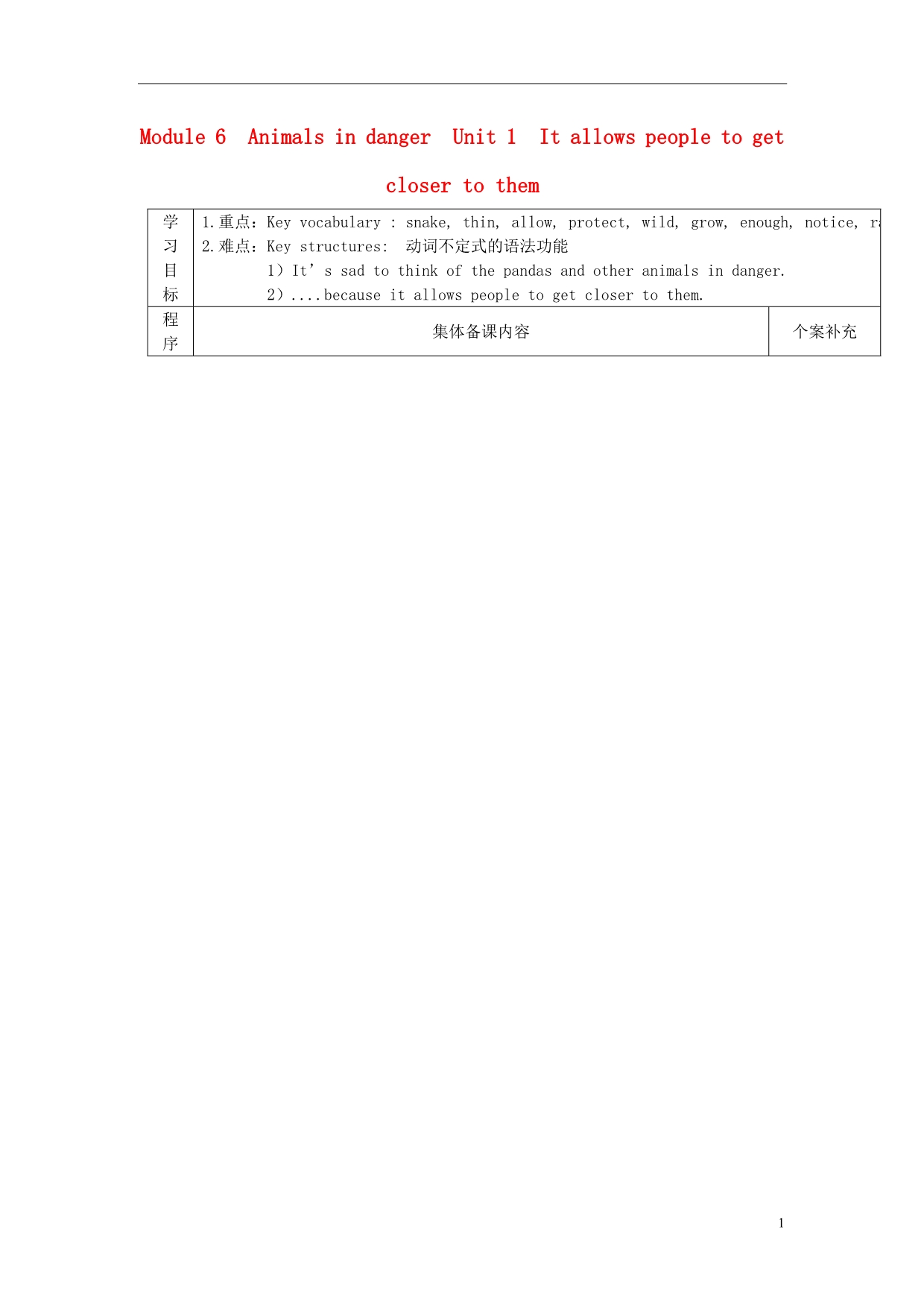 天津滨海新区大港同盛学校八级英语上册Module6Unit1Itallowspeopletogetclosertothem学案新外研 1.doc_第1页