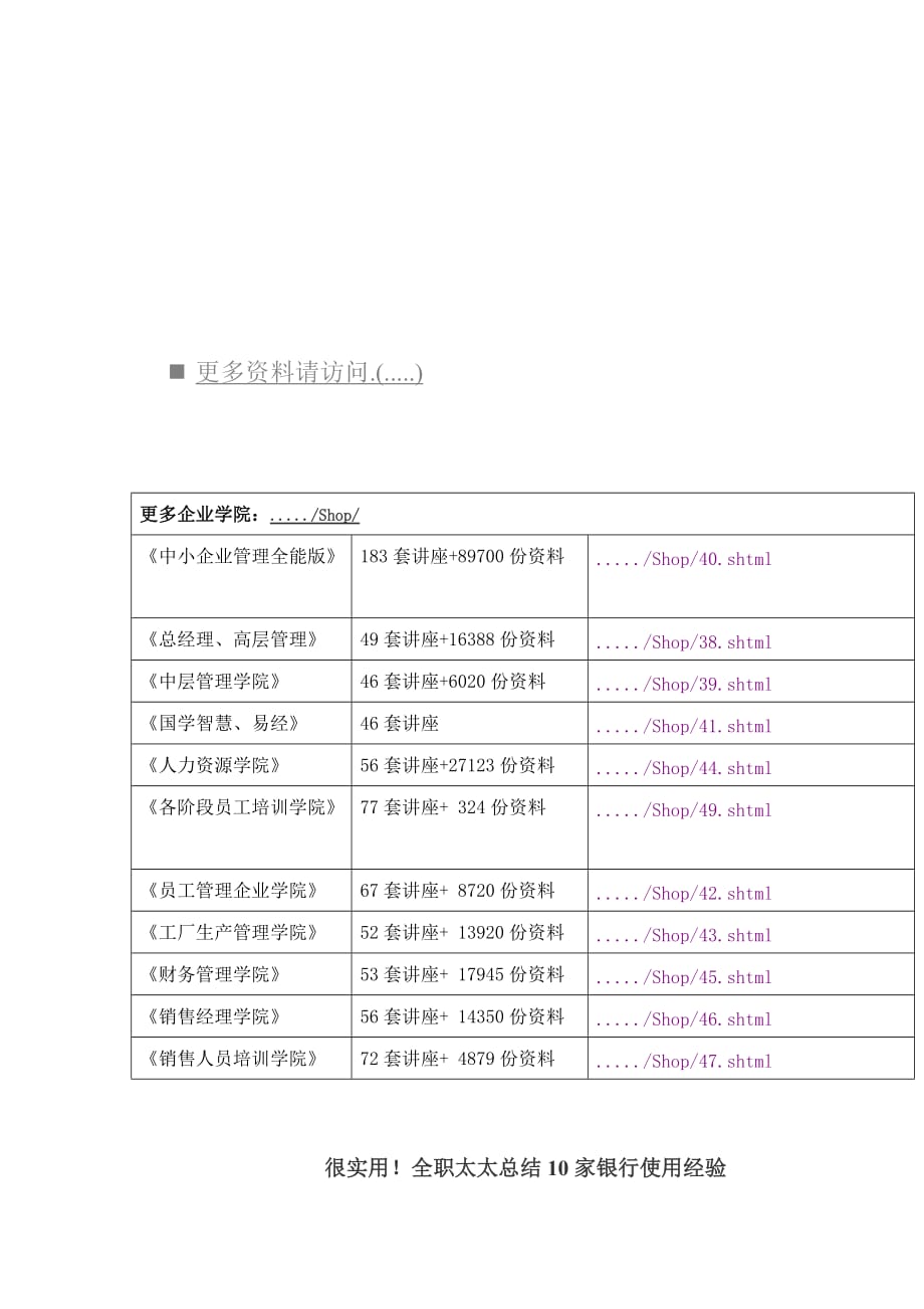 全职太太总结10家银行使用经验_第1页