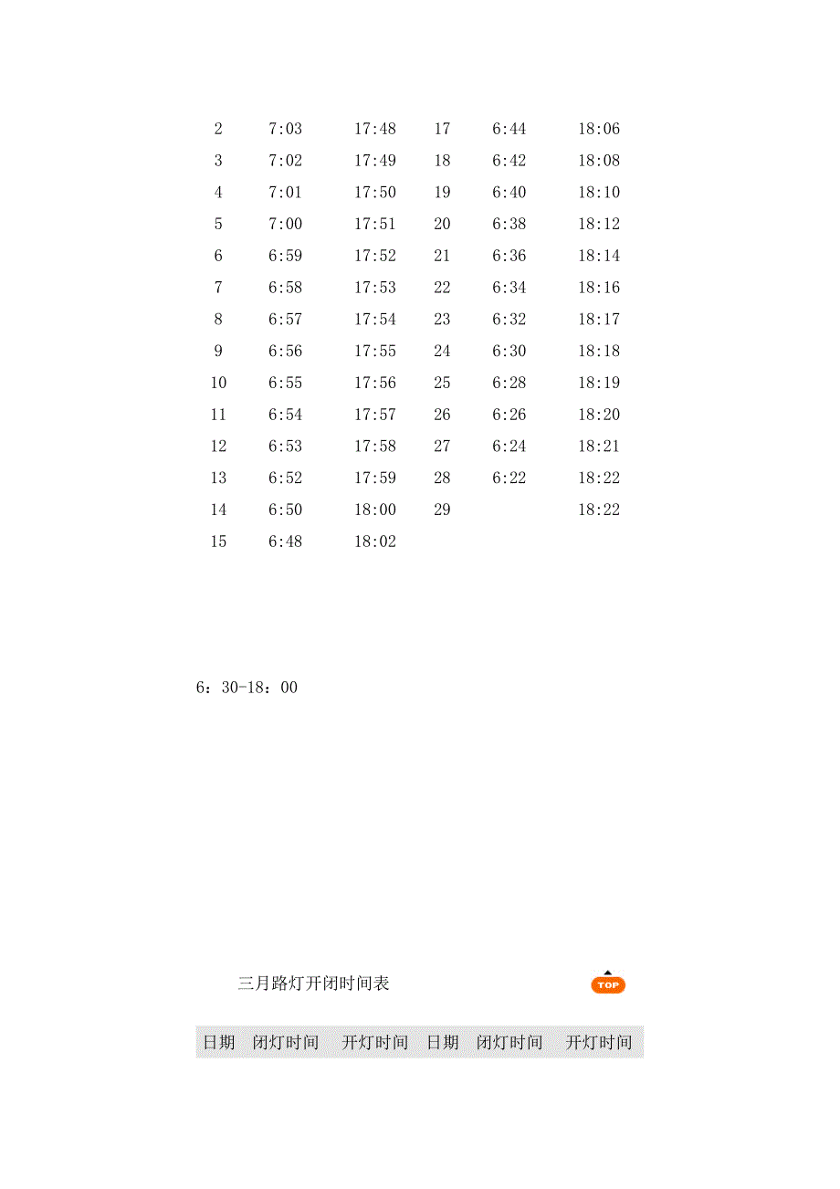 北京路灯开闭时间表.doc_第3页