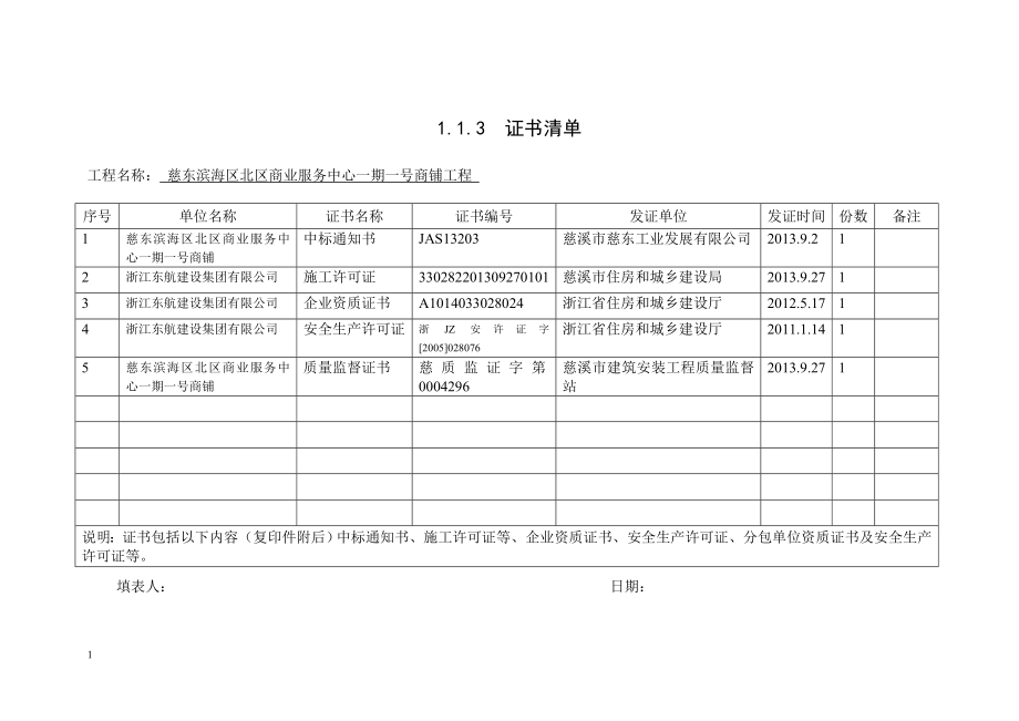 浙江2016版《浙江省建设工程施工现场安全管理台帐》电子教案_第4页