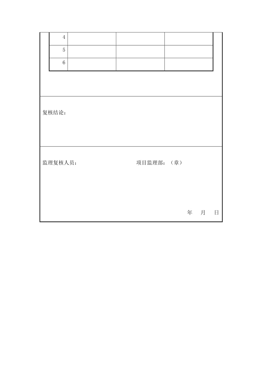 工程测量、定位放线控制点复核记录表.doc_第2页