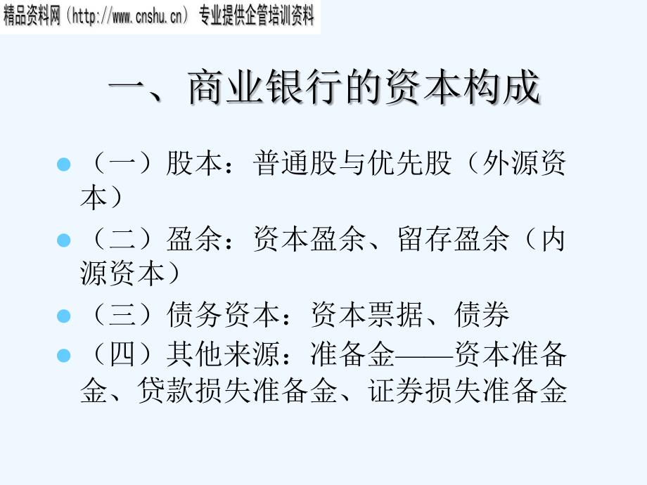 《精编》商业银行的资本管理研究报告_第3页