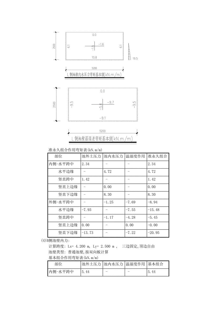 敞口矩形水池设计计算书.doc_第5页