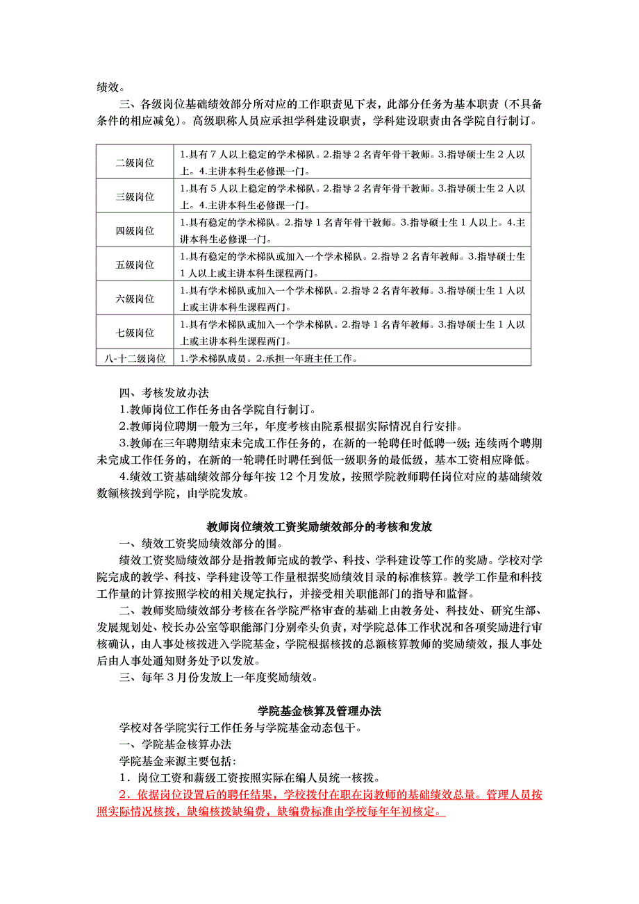 西安工业大学绩效工资方案XXXX11修订稿_第3页