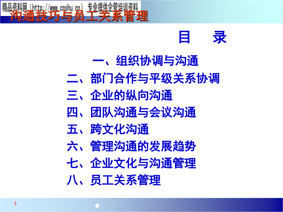 《精编》饮食行业沟通技巧与员工关系管理培训_第3页