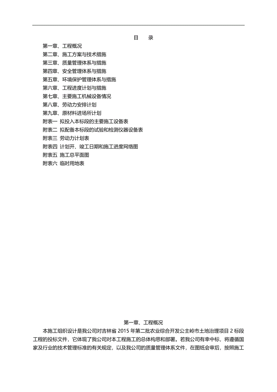 2020（公司治理）土地治理施工方案_第1页