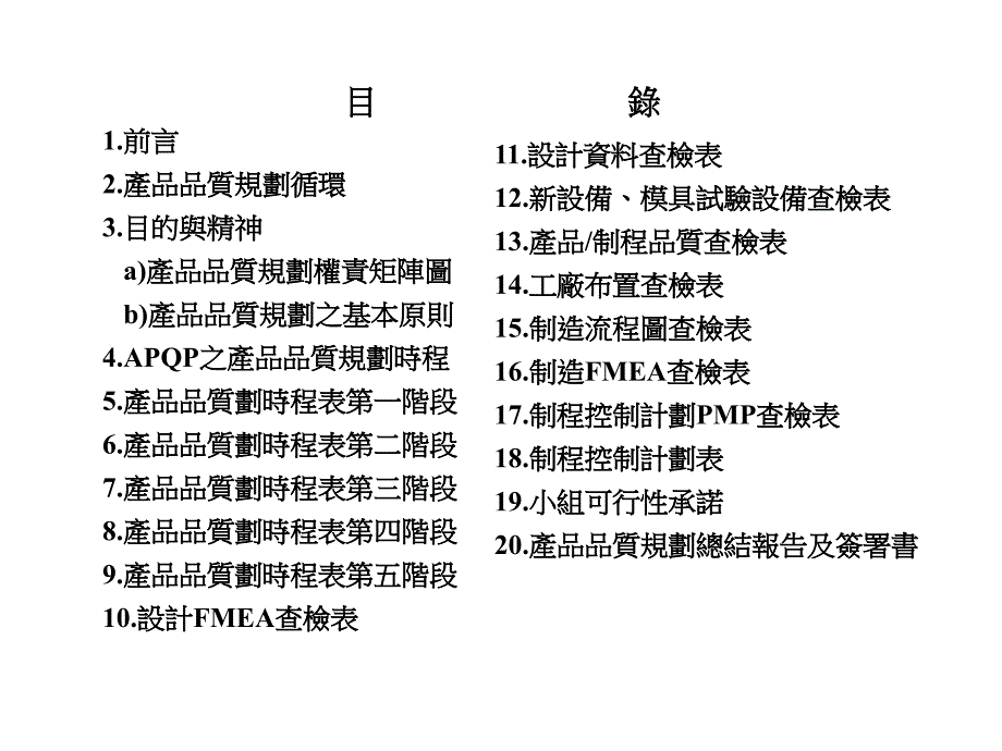 《精编》能源行业APQP先期产品品质规划与管理计划_第2页