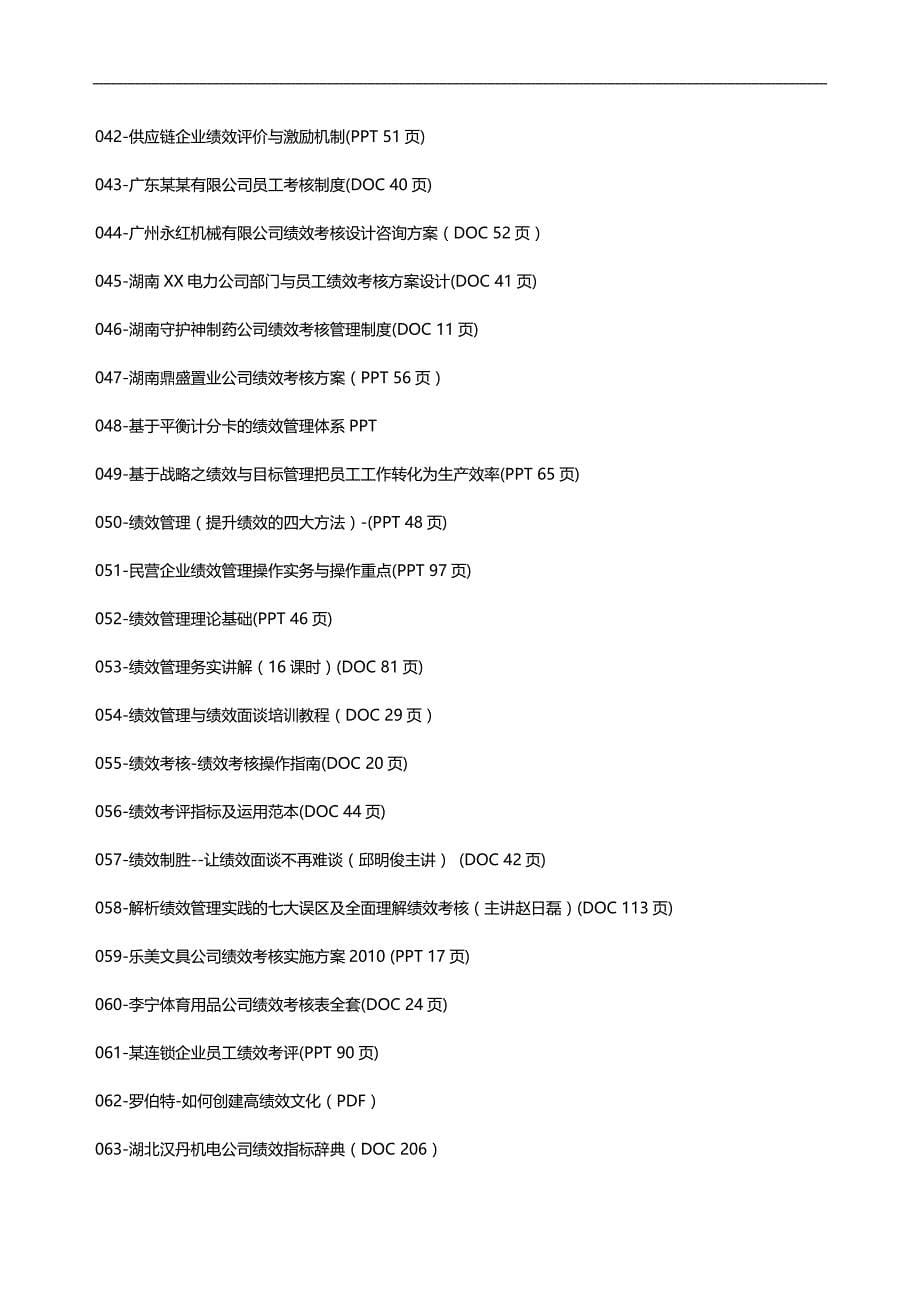 2020（人力资源知识）《人力资源模块实战资料精选合集》_第5页