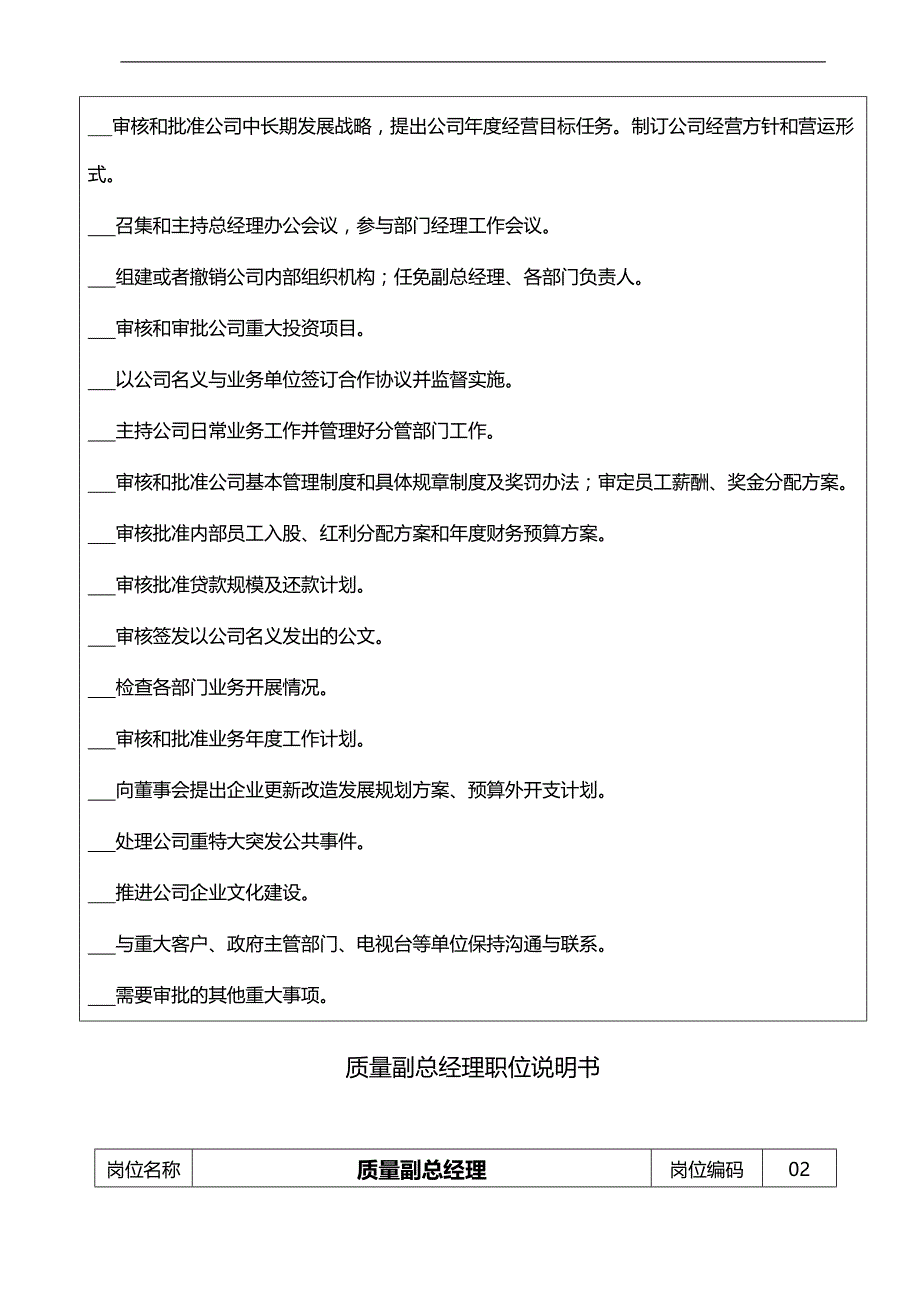 2020（岗位职责）员工职位说明书范本_第2页