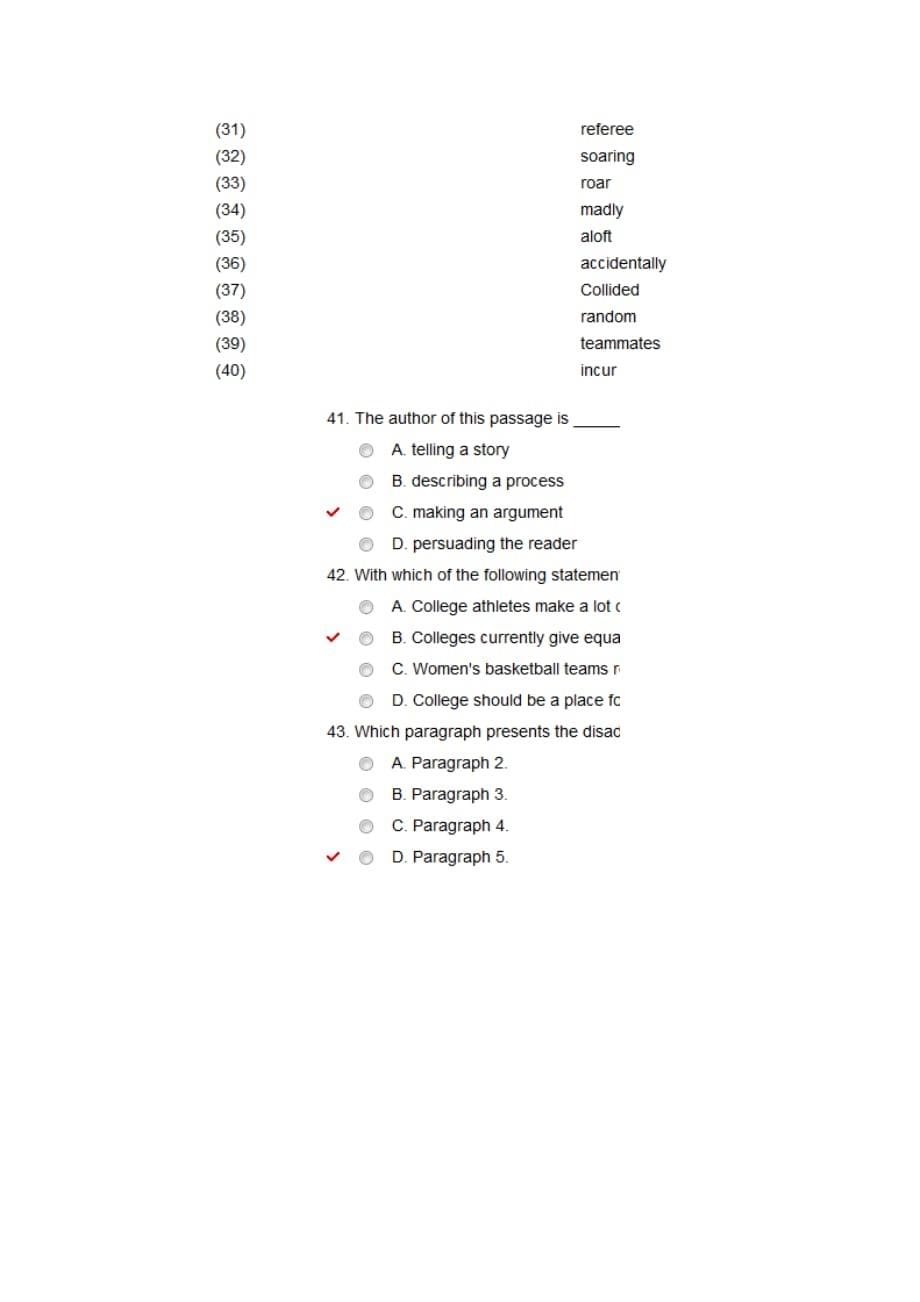 新标准大学英语综合教程2 Unit 6 UNIT TEST 答案.doc_第5页