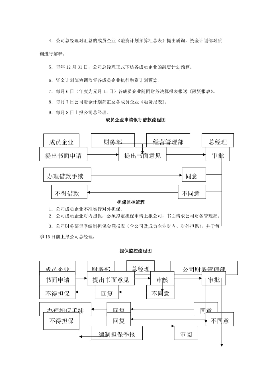 《精编》资金计划部职责与业务流程分析报告_第2页