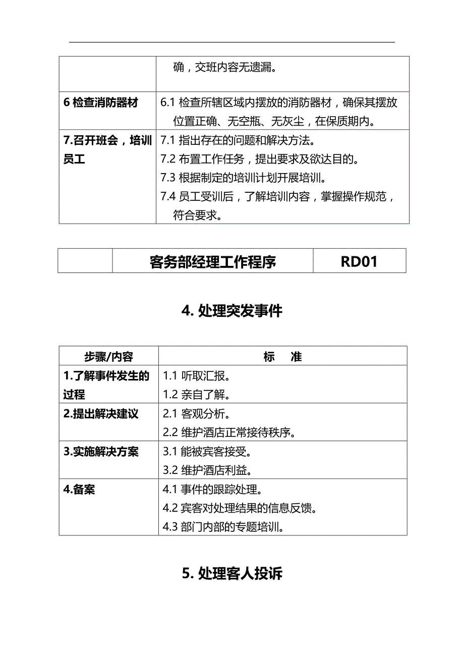 2020（岗位职责）某星级酒店客务部楼层各岗位工作流程_第4页