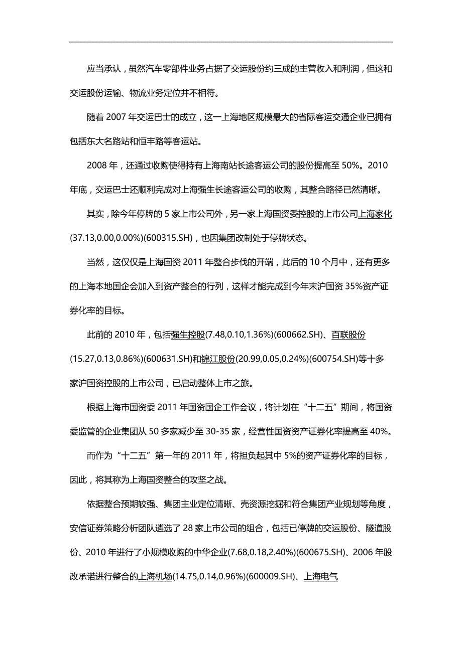 2020（并购重组）上海国资重组亿元资产注入上市公司_第5页