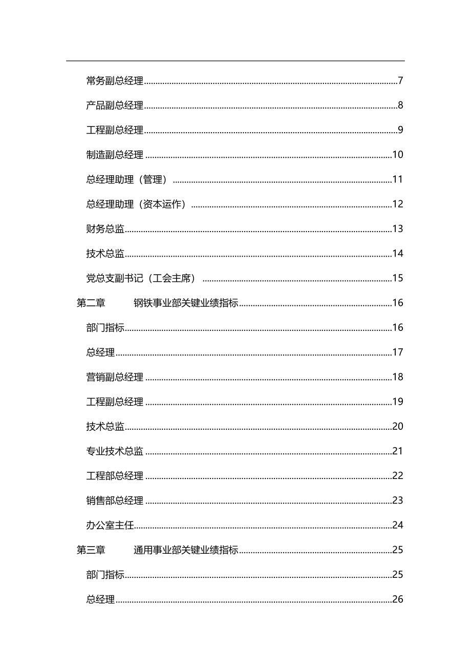 2020（KPI绩效考核）中国兵器工业任务绩效指标_第2页