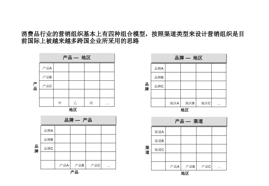 《精编》企业营销组织结构设计方案分析_第4页