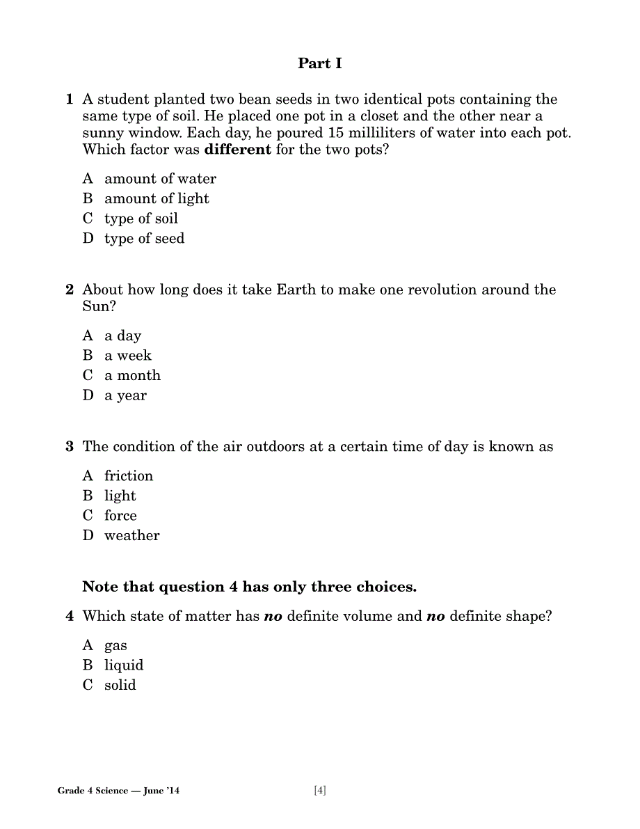 美国纽约州小学五年级科学试卷.pdf_第4页