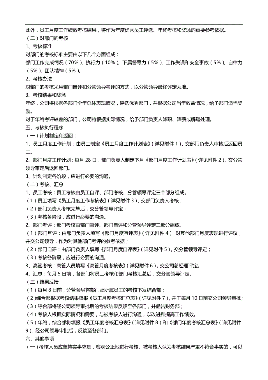 2020（绩效管理套表）绩效考核办法附全套表格及操作_第3页