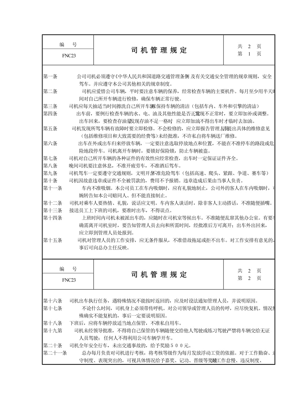 《精编》精编人事管理制度大全39_第1页