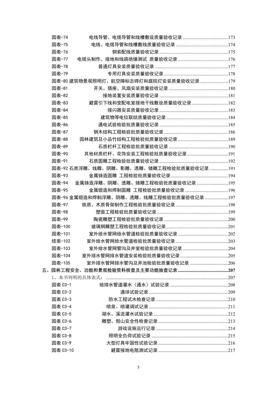 【行业】园林工程资料表格(完整版)（DOC262页）_第5页